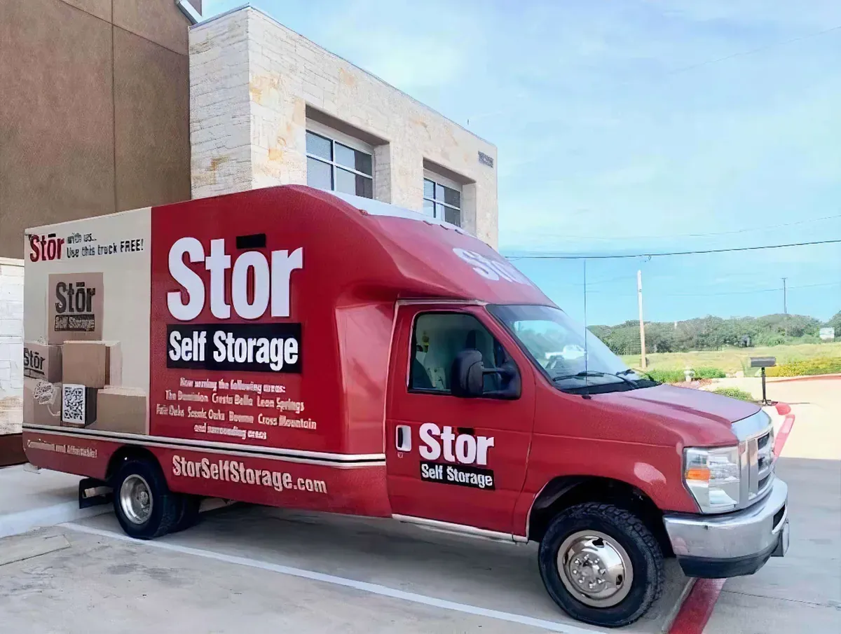 Stor Self Storage moving truck